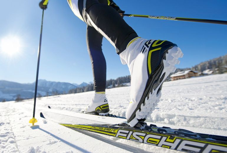 ноги на лыжах