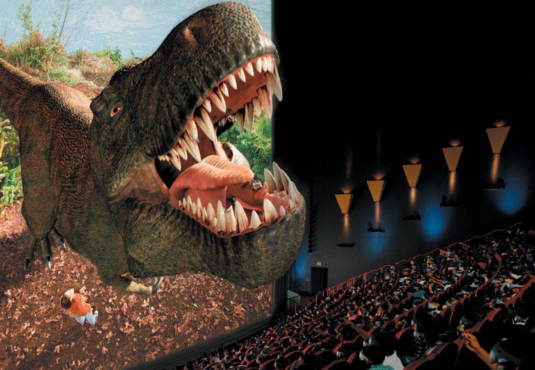 тирекс в три Д кино