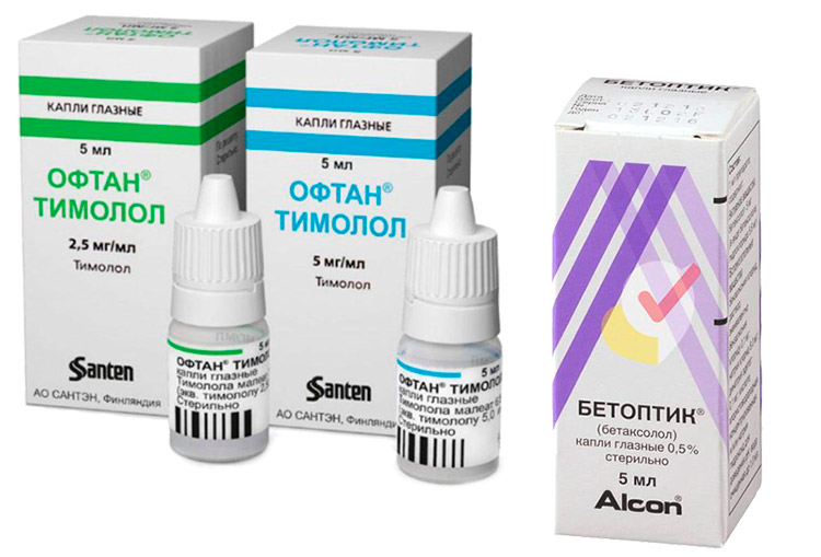 «Тимолол» и «Бетоптик»