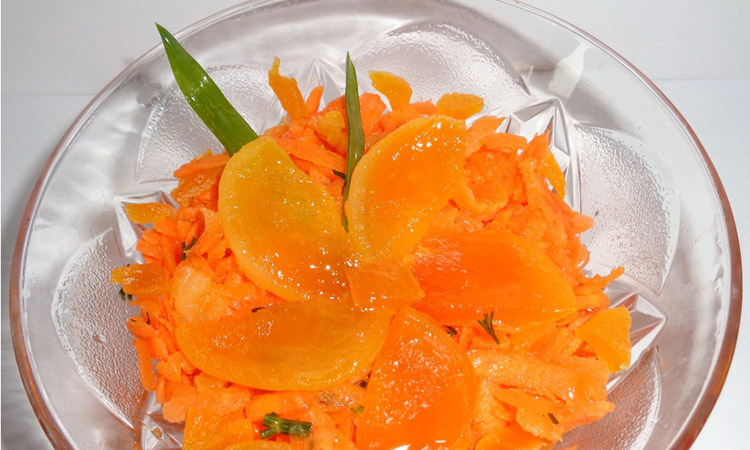 морковь, хурма, курага