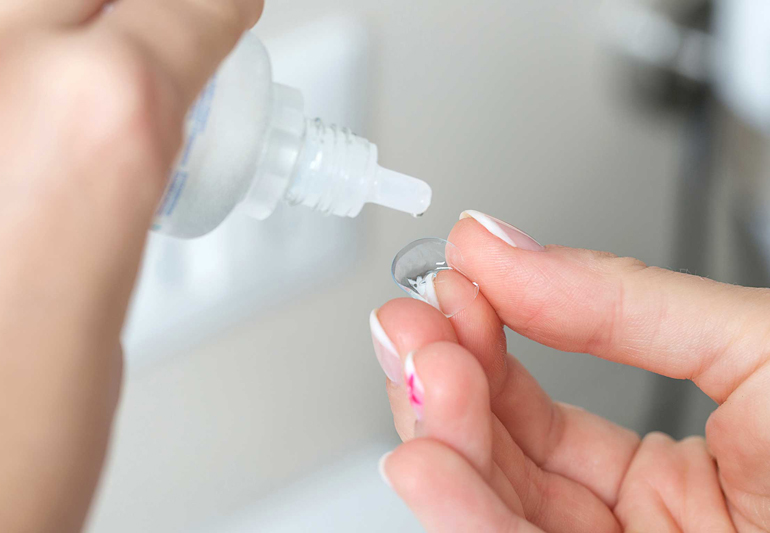 капли капаем в линзу