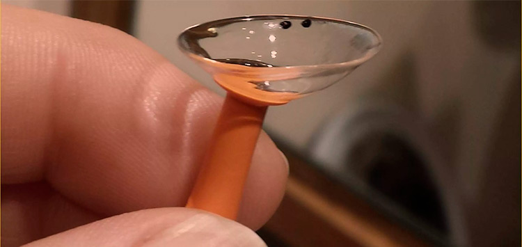 палочка-присоска для контактных линз