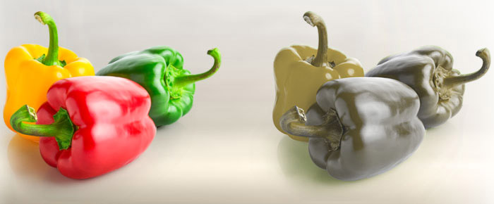 нарушение цветового зрения