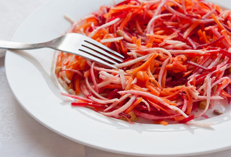 салат щетка