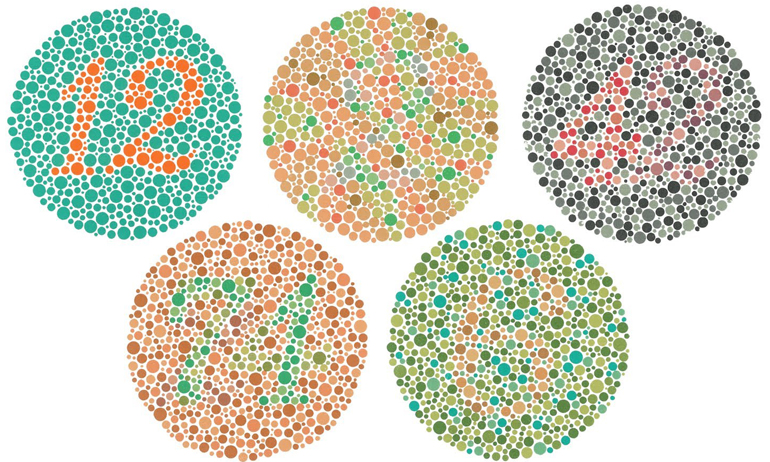 тест на дальтонизм