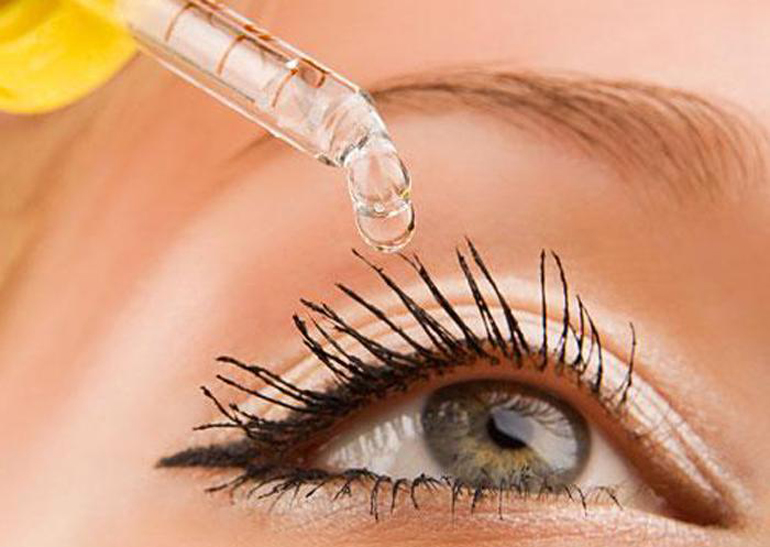 закапать капли в глаза