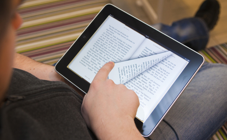 электрнная книга в планшете