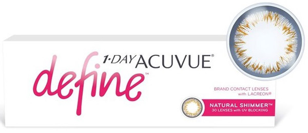 Линзы 1-Day Acuvue Define Естественное Сияние 30 шт.