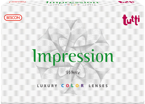 Линзы Tutti Impression White 2 шт. 