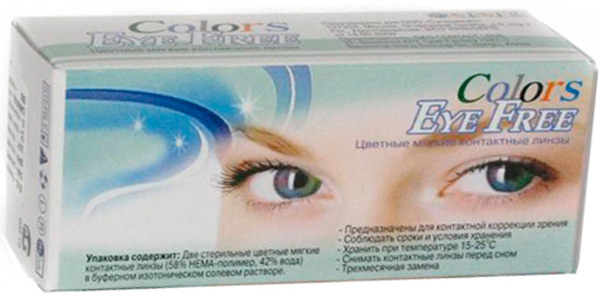 Линзы Eye Free Colors Crazy 2 шт.