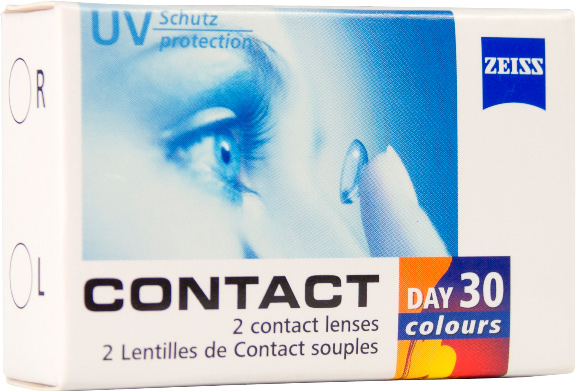 Линзы Contact day 30 colors Two-tone 2 шт.