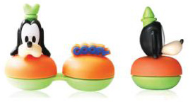 DISNEY - контейнер для линз (Гуфи) + пинцет