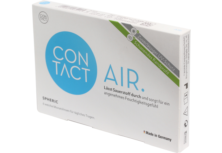 Линзы Contact Air spheric 6 линз (минусовые диоптрии)