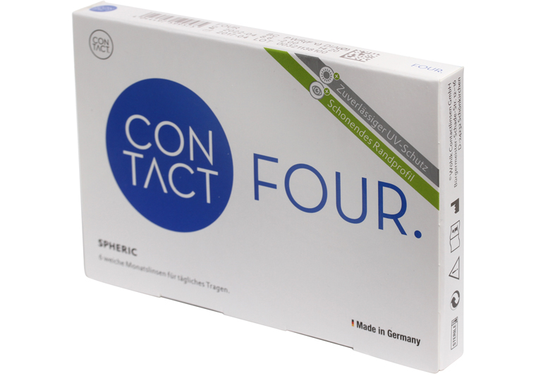 Линзы Contact Four spheric 6 линз (плюсовые диоптрии)