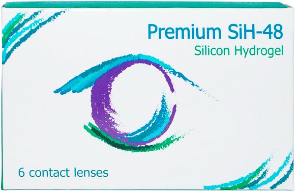 Линзы Premium SiH 48, 6 шт