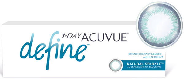 Линзы 1-Day Acuvue Define Естественный Блеск 30 шт.