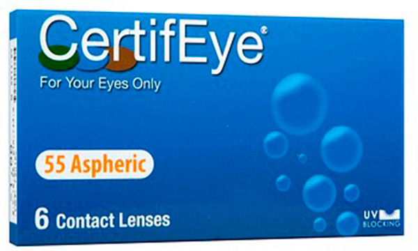 Линзы Certifeye 55 Rx 6 шт.