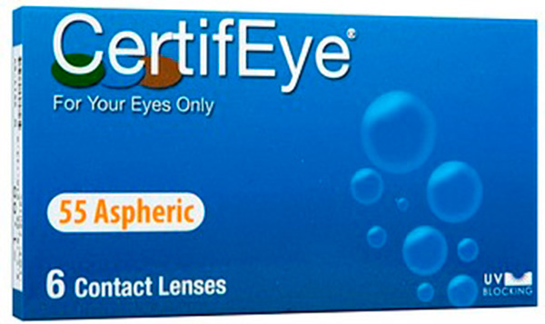 Линзы CertifEye 55 UV 6 шт.