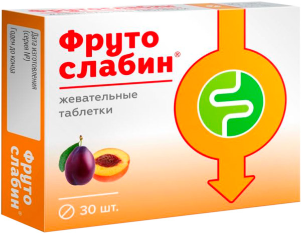 Фрутослабин 30 жевательных таблеток