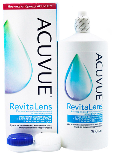 ACUVUE Revitalens 300 мл + контейнер