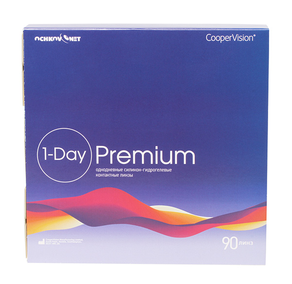 Линзы Ochkov.Net 1-Day Premium 90 линз (поврежденная упаковка)