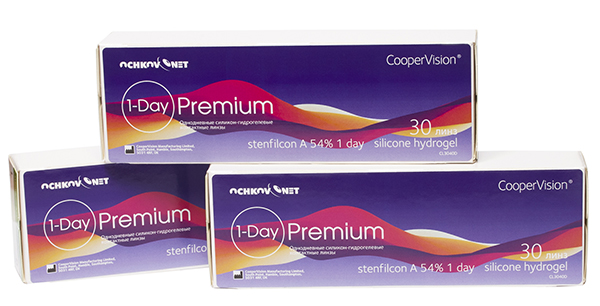 Линзы Ochkov.Net 1-Day Premium 90 линз (поврежденная упаковка)
