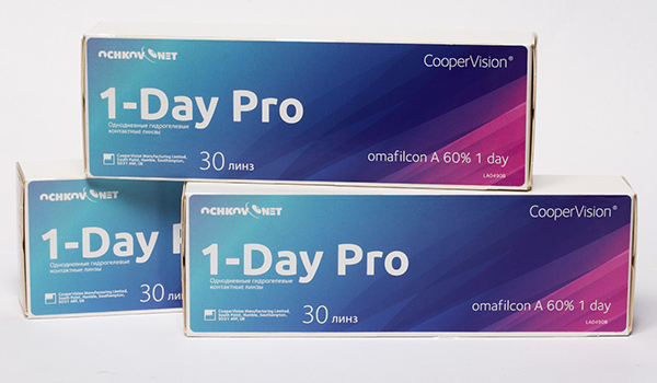 Линзы Ochkov.Net 1-Day Pro 90 шт (поврежденная упаковка)