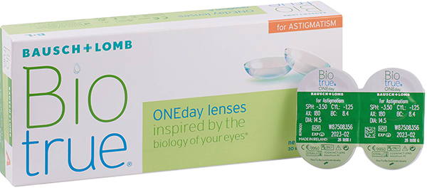 Линзы Biotrue ONE day toric 30 линз-0