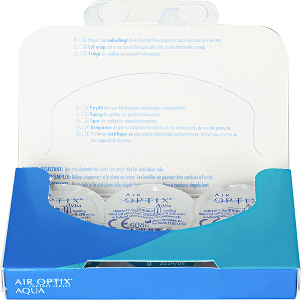 Линзы Air Optix Aqua 6 шт.