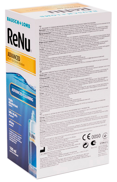 Раствор универсальный ReNu® Advanced 100 мл + контейнер