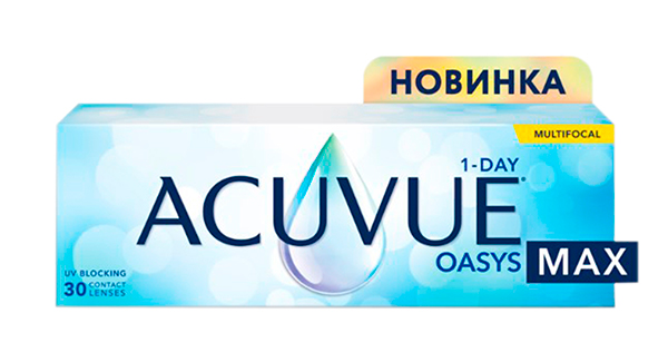 Линзы Acuvue Oasys MAX 1 Day Multifocal 30 линз