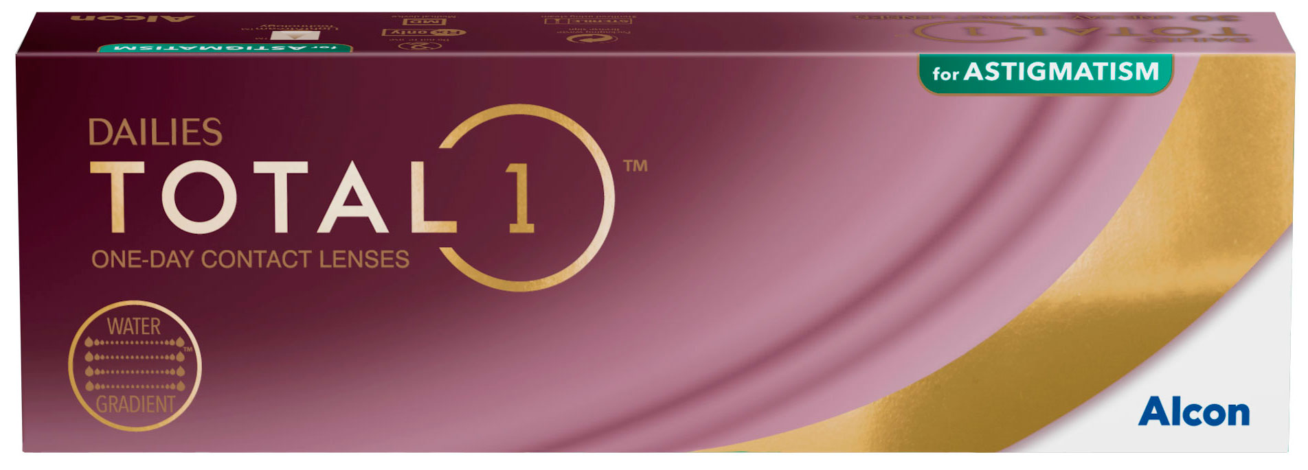 Линзы Alcon DAILIES TOTAL1 for Astigmatism 30 линз